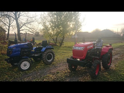 Видео: Битва тракторів! Радіус розвороту ДМТЗ 254В і Шифенг 160. Не перетяжка, але змагання важливе