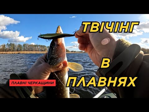Видео: Спінінг в плавнях Черкащини. Твічінг на воблер з АліЕкспрес.