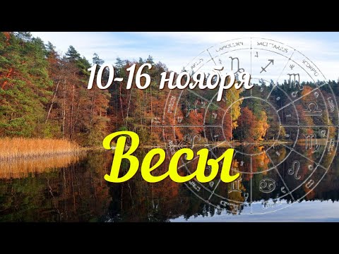 Видео: ВЕСЫ ♎️Прогноз на неделю с 10 по 16 ноября .