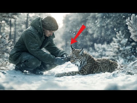 Видео: Он Нашёл Рысь На Грани Смерти… То, Что Случилось После Спасения — Никто Не Поверил