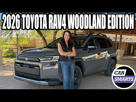Видео: Обзор Toyota RAV4 Woodland 2026 года: надежный гибрид для приключений