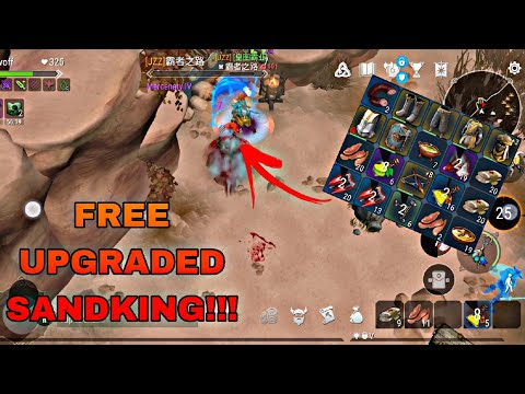 Видео: Frostborn | фростборн FREE UPGARDED SANDKING SET FROM SHIPYARD Midgard PvP 