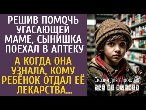 Видео: Решив помочь угасающей маме, сынишка уехал в аптеку… А когда она узнала, кому сын отдал её лекарства