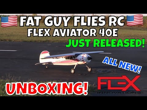 Видео: НОВИНКА! РАСПАКОВКА FLEX AVIATOR 40E от FGFRC #авиация #самолет #радиоуправление #гибкий