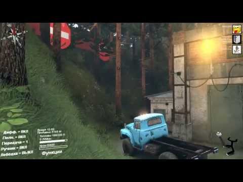Видео: SpinTires - карта "Заброшенные шахты" steam подвёл