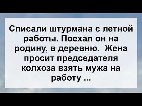 Видео: Жена просит председателя взять Мужа на работу! Анекдот дня для настроения! Юмор! Смех! Позитив!