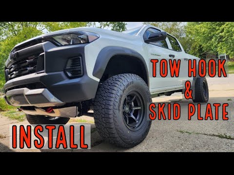 Видео: 23 Colorado: как установить защиту картера и буксировочный крюк