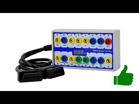 Видео: OBD2 коммутационный бокс детектор протоколов / Breakout box car protocol detector