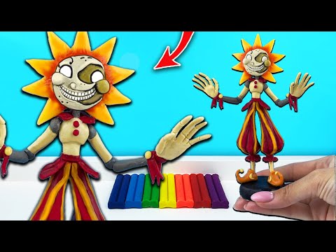 Видео: Солнце из Новой игры ФНАФ 9. Лепка из пластилина (FNaF: Security Breach). Пластилин + Лепка ОК