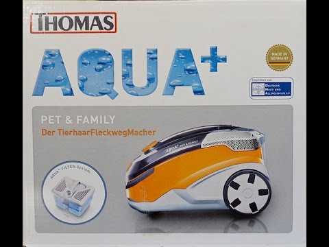 Видео: Моющий пылесос Thomas AQUA PET&FAMILY