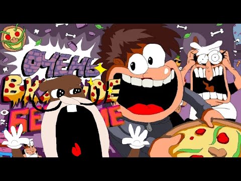 Видео: Вкусное безумие! Обзор Pizza Tower - реакция #11