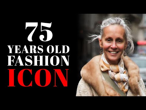 Видео: Ей 75, но её мода неподвластна времени | СЕКРЕТЫ СТИЛЯ ДЛЯ ЖЕНЩИН 50+