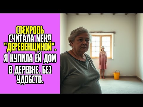 Видео: Свекровь считала меня деревенщиной  Я купила ей дом в деревне  Без удобств
