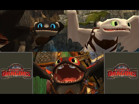 Видео: Взрослые Ночные Сияния / Adult Night Lights в игре School of Dragons