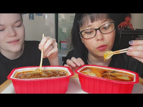Видео: Мукбанг | Лапша китайская огненная,острая 🌶🌶🌶 | Обжор