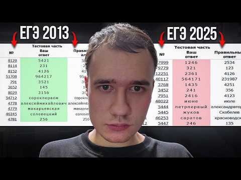 Видео: Я ПОПРОБОВАЛ РЕШИТЬ ЕГЭ 2013 И ЭТО П...ЗДЕЦ