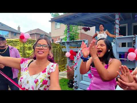 Видео: Гайанская атмосфера на беби-шауэре 💃🏽🍼 | Рэнди и Трейси празднуют рождение малышки Роуз в кругу с...