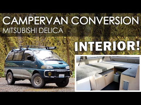 Видео: Переделка кемпервана / Mitsubishi Delica L400 / EP01: Сборка интерьера