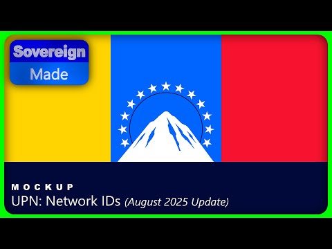 Видео: Брендинг UPN (2024) — идентификаторы сетей (обновление за август 2025 г.) | Макет | SovereignMade