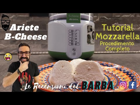 Видео: Ariete B Cheese Mozzarella Ricotta Yogurt Cheese Machine - Учебный процесс с моцареллой