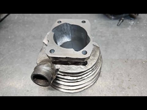 Видео: Часть 3.  Спорт двигатель на базе D4.   Улучшенный цилиндр.