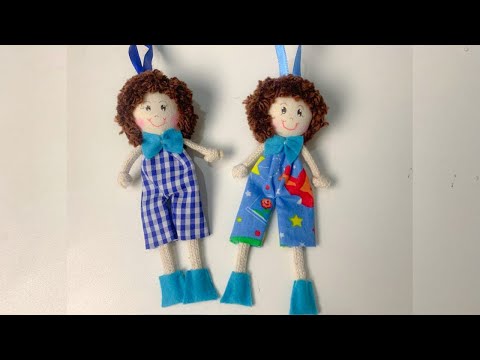 Видео: Брелок для ключей DIY Easy Crafts Doll / Изготовить и продать