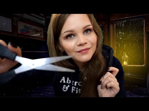 Видео: АСМР | Стрижка , Массаж, Звуки Рта | Полярный Экспресс