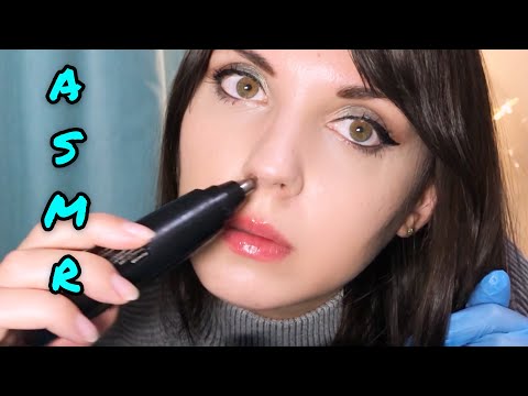Видео: ASMR/АСМР Чистка, стрижка и массаж носа 👃