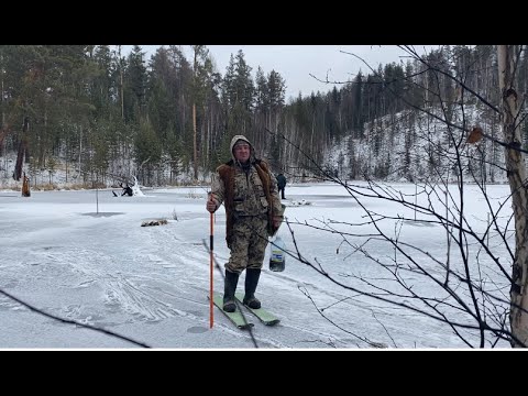Видео: первый лед 2021 Иркутская область усть илимское водохранилище