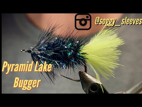 Видео: ВЯЗАНИЕ МУШЕК: Пирамид Лейк Баггер