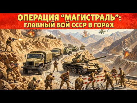Видео: ОПЕРАЦИЯ "МАГИСТРАЛЬ": КРУПНЕЙШАЯ ОПЕРАЦИЯ СССР В АФГАНИСТАНЕ