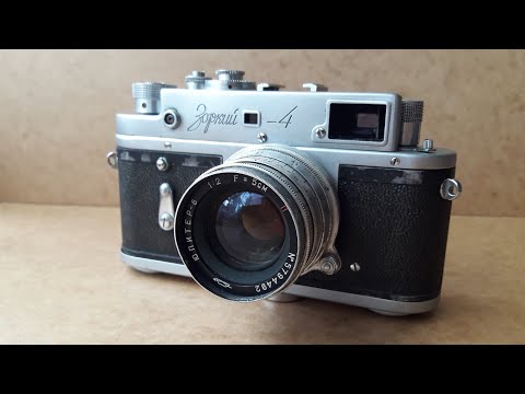 Видео: Обзор фотоаппарата "Зоркий 4" 1957 г.