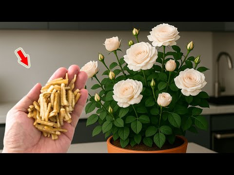 Видео: Не выбрасывайте! Это поможет стеблю розы укорениться, прорасти и цвести на 900% лучше!