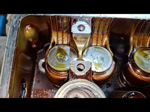 Видео: Головка блока цилиндров 3SZVE  Toyota 