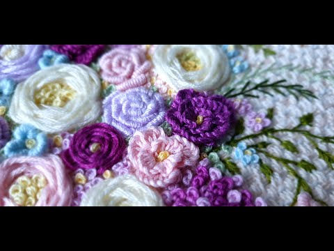 Видео: Урок вышивки 3 - Embroidery tutorial 3