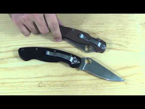 Видео: Spyderco ParaMilitary 2. Несколько слов в защиту девушки.