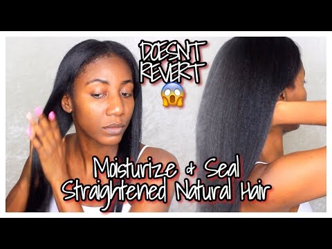 Видео: УВЛАЖНЕНИЕ И ЗАПЕЧАТЫВАНИЕ Выпрямление натуральных волос типа 4 без потери упругости! | Simply Su...