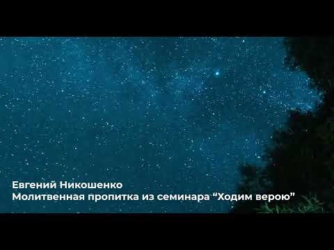 Видео: Молитвенная пропитка 6 - Евгений Никошенко (с семинара "Ходим верою")