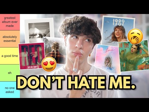 Видео: Рейтинг всех альбомов Тейлор Свифт... (Это приведет к отмене моего альбома! 😬)