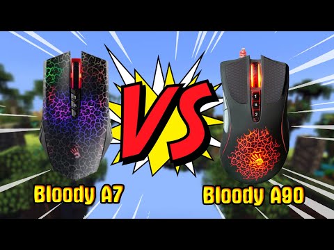 Видео: СРАВНЕНИЕ МЫШЕК БЛАДИ А7 И БЛАДИ А90 (Bloody a7, Bloody a90) | БЕД ВАРС МАЙНКРАФТ