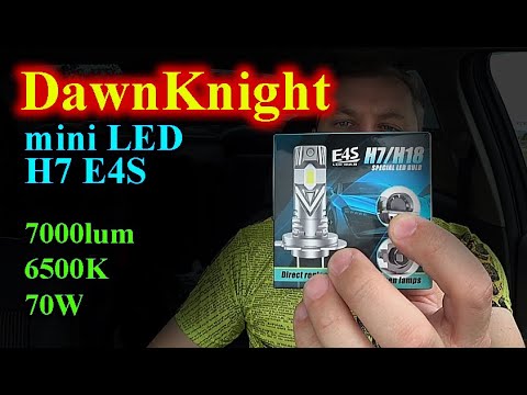 Видео: НОВЫЕ МИНИ LED лампы от DAWNKNIGHT E4S // КОГДА ХОТЕЛИ КАК ЛУЧШЕ, А ПОЛУЧИЛОСЬ....