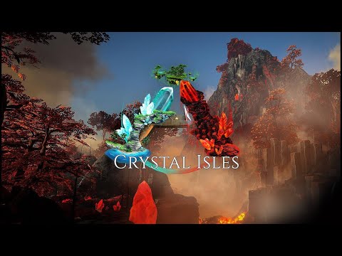 Видео: ARK: Survival Evolved Начало моего выживания на Карте кристальные острова ( одиночная игра ) 🦖