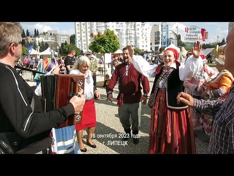 Видео: Гармонист Юрий Прохоров "Мусаткин Двор" Липецк 2023