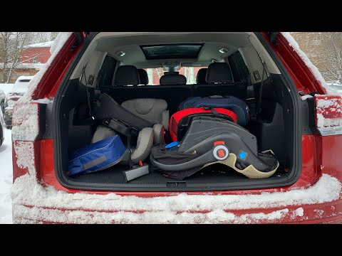 Видео: Vw Teramont в семье - 3 isofix в ряд