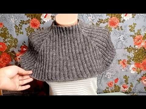 Видео: Водолазка спицами/начало нового проекта