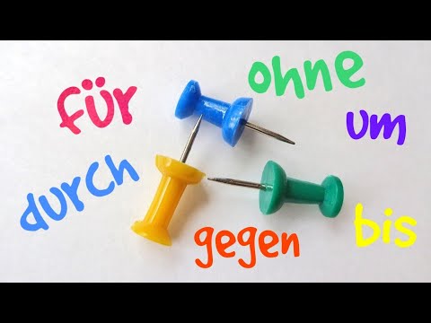 Видео: Präpositionen винаги с Akkusativ ;-) + Изрази (A2, B1)