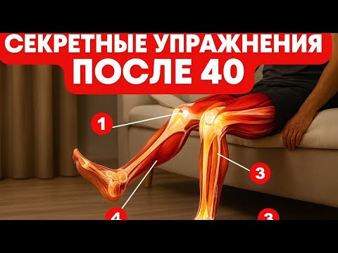 Видео: 7 УНИКАЛЬНЫХ УПРАЖНЕНИЙ после 40! Секреты японцев для силы в ногах