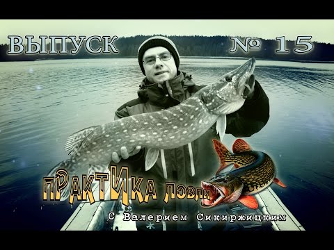 Видео: Ловля щуки на водохранилище. Практика ловли с Валерием Сикиржицким. Выпуск 15