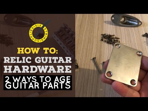Видео: Детали для стареющей металлической гитары