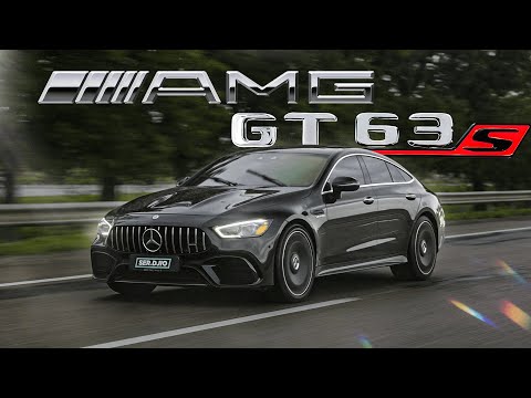 Видео: Mercedes AMG GT 63S Конкурент БМВ. Лучший звук от Мерседес Гонка с M5 F90. Обзор